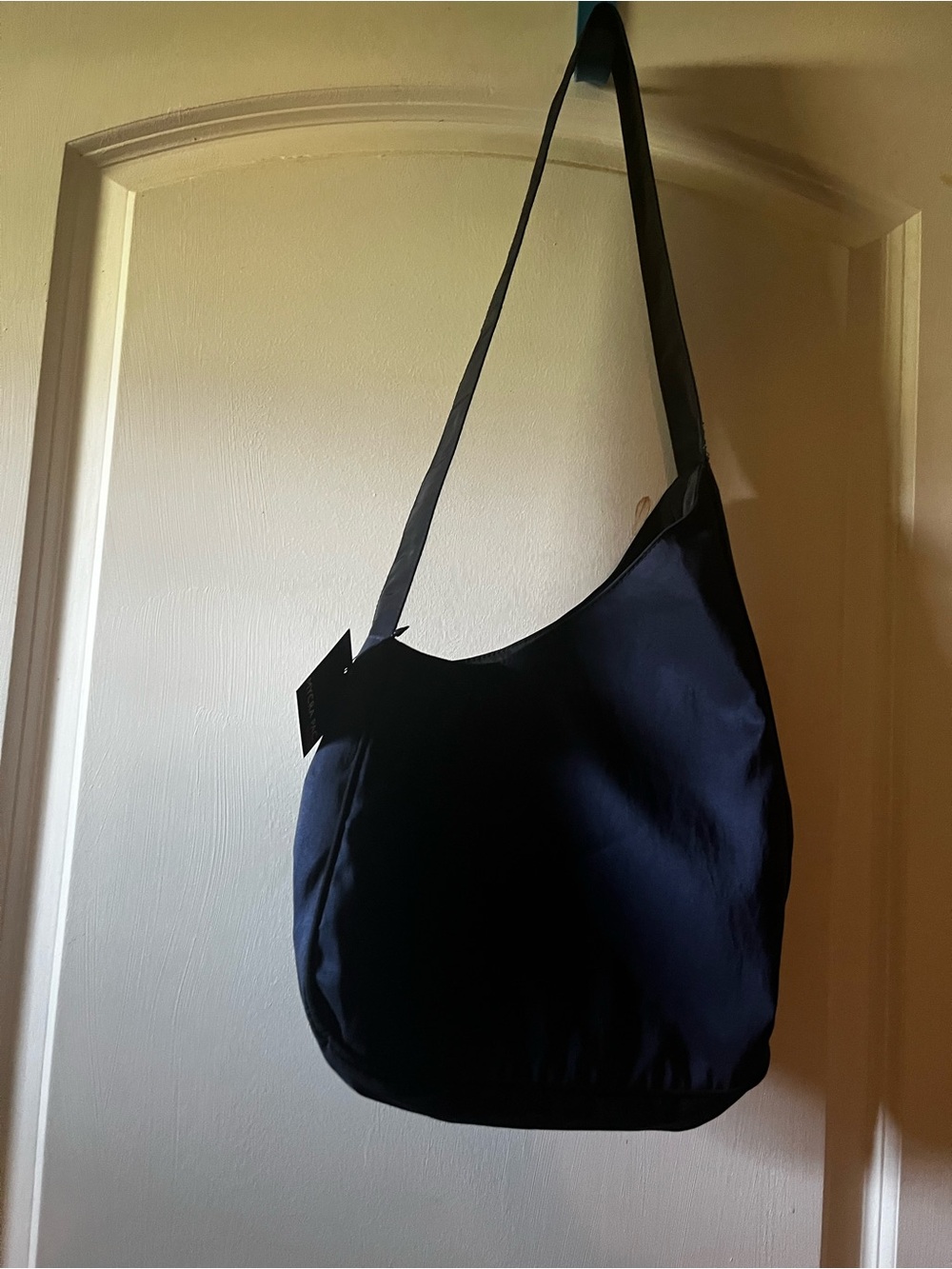 Mycra Pac Navy Blue Shoulder Hobo Bag